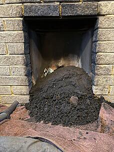 A very sooty chimney